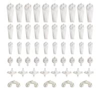 Non-Trace Picture Hooks for Hard Walls, 100 PcsPicture Hanging Kit No Nails, AssortedPicture Hanging Hooks, Traceless Picture Hangers for Pictures Frame Photos on Plasterboard Drywall Concrete Walls