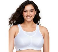 Glamorise Women's No Bounce Full Support Sport Bra, White, 42F UK