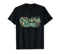 Non-Verbal Mode Retro Tech Introvert Glitch Art 90s Tape T-Shirt