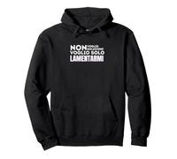 Non voglio soluzioni voglio solo lamentarmi ragazza scherzo Pullover Hoodie