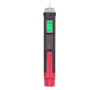 Non Voltage Tester AC Voltage Detector with Digital Display Light and Audible Visual Alarm Electrical Test Pen for Live Neutral Line Breakpoint Detection