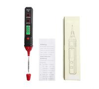 Non- Voltage Tester Pen AC 12-300V with LCD Display, Sound and Light Alarm, Live/Null Wire Detection, Data Hold and Flashlight for Electr