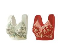 Non Wired Bras for Women 2pc Seamless Push Up Seamless Smoothing Plus Size Sexy Everyday Bra T Shirt Soft Comfort Support Lifting Wirefree Anti-Sagging Large Breasts Daily Yoga Ladies Bralettes