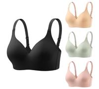 Non Wired Bras for Women Ladies Underwear Bras Firm Hold Sports Bras Women High Impact Plus Size Full Coverage Wirefree Workout Non Padded Ultimate Running Bra Sports Bra Women Plus Size Black