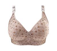 Non Wired Bras for Women Seamless Plus Size Jacquard Bras Deep V Neck Push up Crop Tops Smooth Adjustable Straps Comfort Nursing Bralettes Firm Prime Big Deals Grey