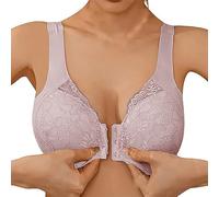 Non Wired Bras for Women UK Padded Lace Large Breasts No Underwired Full Coverage Gym Running Sport Wide Strap Tops Top Underwear Everyday Yoga Sleep Summer Sexy Tshirt Bra Light Pink