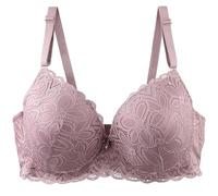 Non Wired Bras high Support Sports Bra Work Clothes Cleavage Balcony Bra Activewear and Sports Stick on Bralette for Bigger Bust Padded Racerback Sports Ladie Ladies Undershirt Non Wired Pink