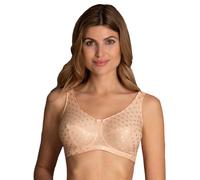 Non-wired Full Figure Comfort Bra Embroidery Airita Anita 5851 Light powder