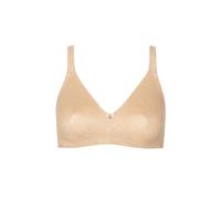 Non-wired moulded minimiser bra for women Lisca Jane F à H Marron 95G