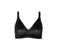 Non-wired moulded minimiser bra for women Lisca Jane F à H Noir 110F