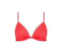 Non-wired padded triangle bikini top for women Lisca Panama Rouge 44A