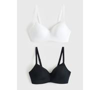 Non Wired T-Shirt Balcony Bra 2 Pack 42D