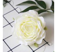 Non Withering Artificial Flower for Living Room Decoration Wedding Backdrop Wall Mounted Floral Arrangement Fade Resistant Design (White)