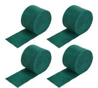 Non-Woven 3-Layer Tree Protector Wraps 50FT Cold Proof Bandage for Winter Frost Protection of Fruit Trees Shrubs Bark Guard Green(4Pcs)