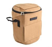 Non Woven Compost Bag for Organic Waste, For Leaf Collection Bag for Garden & Kitchen Scraps, Probiotic Fermentation Composting Bin, 5 Gallon (Camel Color)