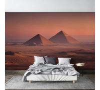 Non-Woven Egyptian Pyramids Photo Wallpaper, 375x250 cm (WxH)