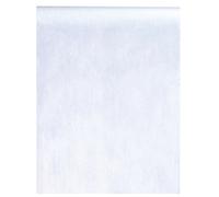 Non-woven fabric, 30 cm (25 m long) table runner - party, wedding decoration. White