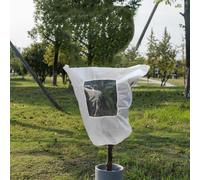 Non Woven Fabric Plant Cover with Viewing Window and Secure Closure Designed to Protect Plants from Winter Frost and Cold Temperatures (250x360cm)