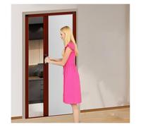 Non-Woven Folding Door, Waterproof Oilproof, 210 220 Cm Height - Invisible Accordion Doors for Bedroom, Living Room, Bathroom - Folding Sliding Door with Handle(130x220cm)