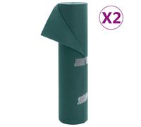 Non-Woven Green Plant Fleece 50x1.6m Rolls, Durable, Breathable, 70g/m², 2 Pack