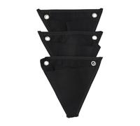 Non-Woven Hanging Planting Gardening for Wall Bag - 3-Pack Vertical Grow Flowers Space-Saving Indoor/Outdoor Liners for Herbs Bags Vegetables (Black)