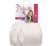 (Non-Woven, King) Mylek Heated Electric Blanket Machine Washable