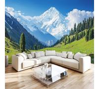 Non-Woven Paste The Wall Mural 3D Alpine Landscape Photo Wallpaper