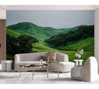 Non-Woven Paste The Wall Mural 3D Grassland Hills Photo Wallpaper