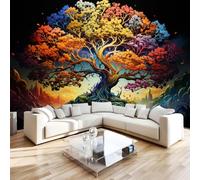 Non-Woven Paste The Wall Mural 3D Tree of Life Photo Wallpaper