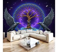 Non-Woven Paste The Wall Mural 3D Tree of Life Photo Wallpaper