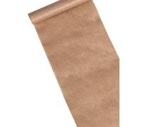 Non-woven table runner with natural cotton effect 28 cm x 5 m