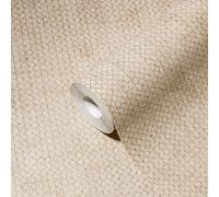 Non-woven wallpaper A.S. Creation Beige Gold Metallic Graphic 38826-2 (4,07£/1qm
