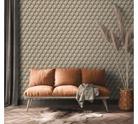 A.S. Création Nara 387481 Non-Woven Wallpaper Geometric Beige Grey 10.05 m x 0.53 m Made in Germany