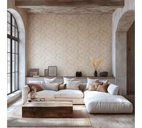 HZ62046-Horizon Floral Beige Cream Pink Galerie Wallpaper