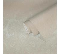 Non-Woven Wallpaper Baroque Design greige silver 38708-2 (4,58£/1qm)