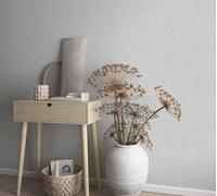 Non-woven wallpaper bast 3D look knitted pattern light grey 47483 (6,41£/1qm)