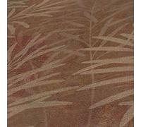 Non-Woven Wallpaper Brown Copper Metallic Plaster Look Leaves 38919-2 (3,13£/1qm