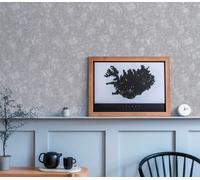 Non-woven wallpaper concrete look shabby grey silver metallic 38969-2 (4,00£/1qm
