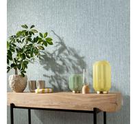 Non-woven wallpaper concrete look stripes blue silver 10389-18 (2,49£/1qm)