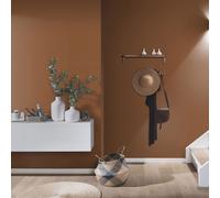 Non-woven wallpaper Elle plain textile look red orange 10444-13 (3,46£/1qm)