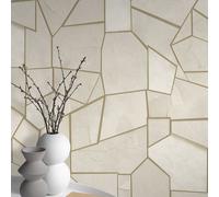 Non-woven wallpaper Elle slate look beige gold metallic 10445-02 (3,56£/1qm)