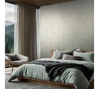Non-woven wallpaper floral concrete look blue gold metallic 35532 (5,97£/1qm)