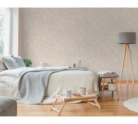Non-woven wallpaper floral leaf pattern tendrils grey brown 79090-1 (3,08£/1qm)