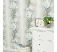 Erismann Wallpaper Lucent Bloom – Floral Textured Vinyl – Soft Blue