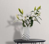 Non-woven wallpaper grain texture stone look white cream 33364 (4,05£/1qm)