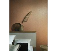 Non-woven wallpaper granulate texture plain orange glitter 34944 (16,35£/1qm)