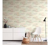 A.S. Création Wallpaper with Clouds in Pink Blue White - High-Quality Design Wallpaper with 3D Look - 10.05 m x 0.53 m - 3D Wallpaper Bedroom Modern - Made in Germany