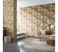 Non-woven wallpaper graphic vintage motif gold metallic 10423-30 (2,94£/1qm)
