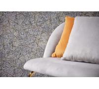 Non-woven Wallpaper industrial lines metallic black gold 39177-4 (4,78£/1qm)