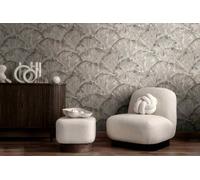 Livingwalls Non-Woven Wallpaper Hot Spots Graphic 10,05 m x 0,53 m - Beige, Brown, Metallic - Floral Wallpaper - 781981